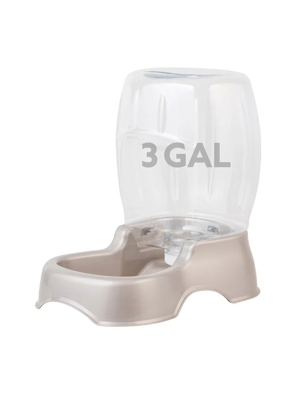 Petmate 3 Gal Automatic Water Dispenser - Beige and Clear